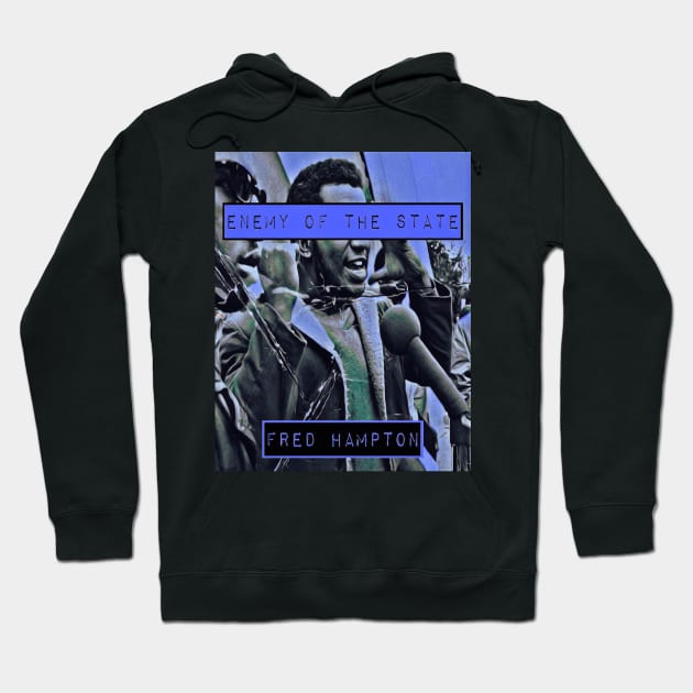 Fred Hampton (B) Hoodie by BlackOzean